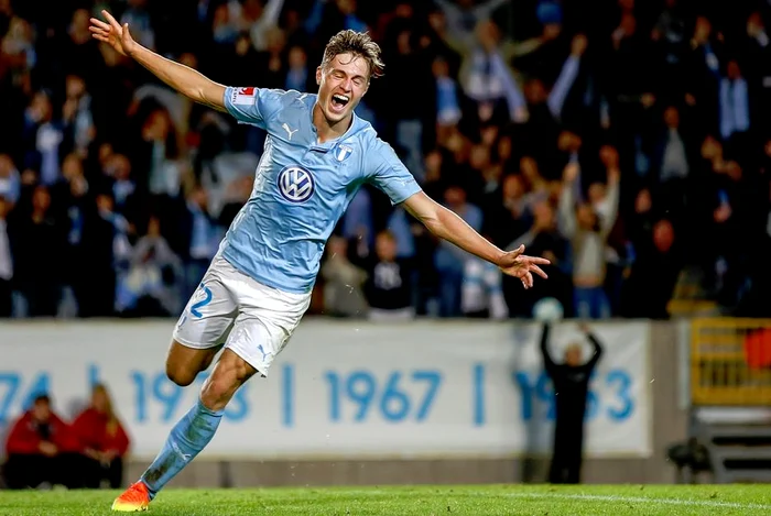 Mattias Svanberg a marcat golul victoriei pentru Malmö FF (foto: twitter Malmö FF)