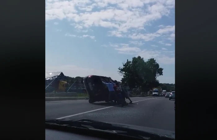 Foto captură Facebook Info Trafic Piteşti