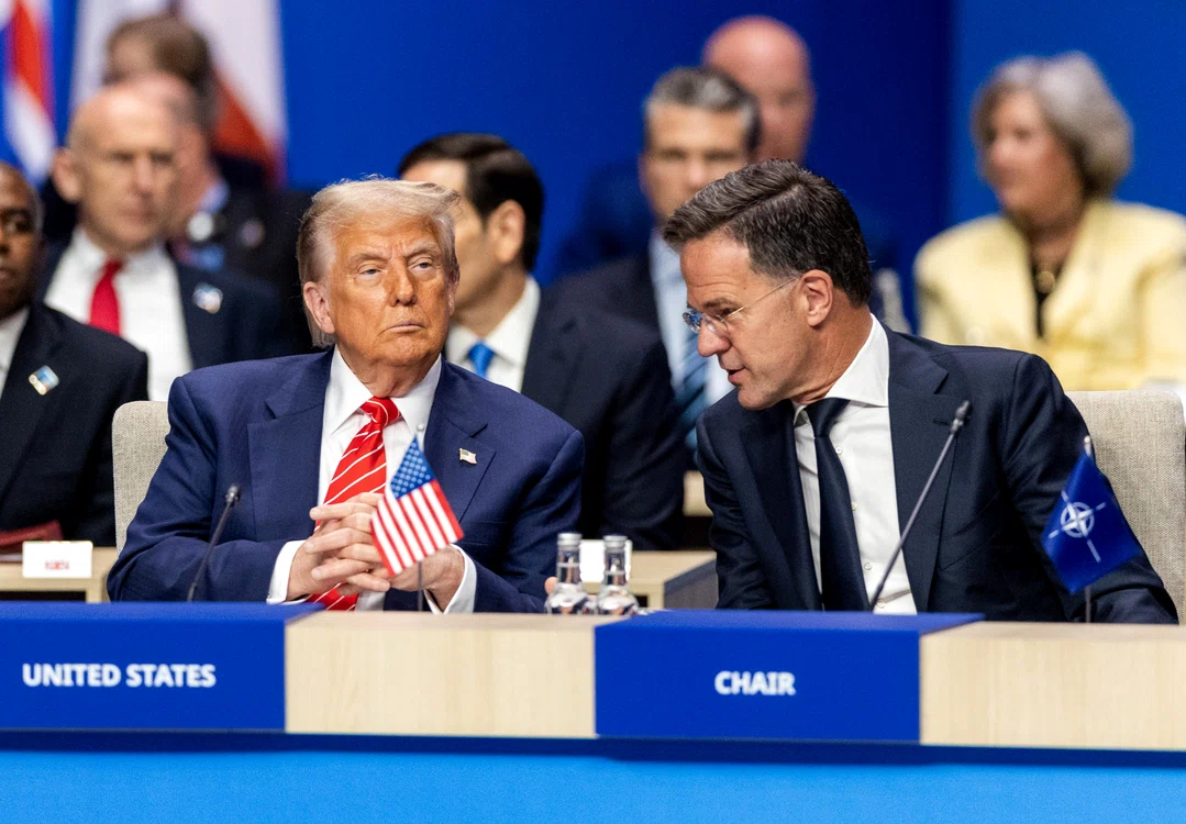 Donald Trump și Mark Rutte/FOTO:EPA/EFE