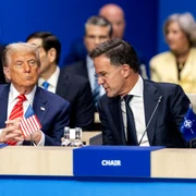 Donald Trump Mark Rutte summit NATO FOTO EPA EFE jpg