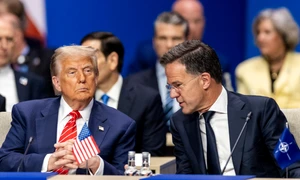 Donald Trump Mark Rutte summit NATO FOTO EPA EFE jpg