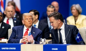Donald Trump Mark Rutte summit NATO FOTO EPA EFE jpg