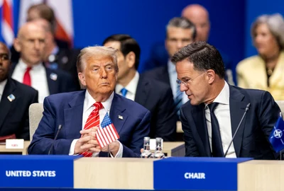 Donald Trump Mark Rutte summit NATO FOTO EPA EFE jpg