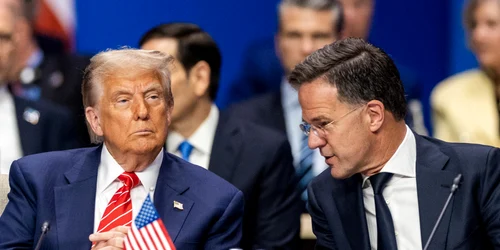Donald Trump Mark Rutte summit NATO FOTO EPA EFE jpg
