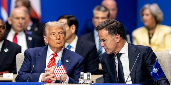 Donald Trump Mark Rutte summit NATO FOTO EPA EFE jpg