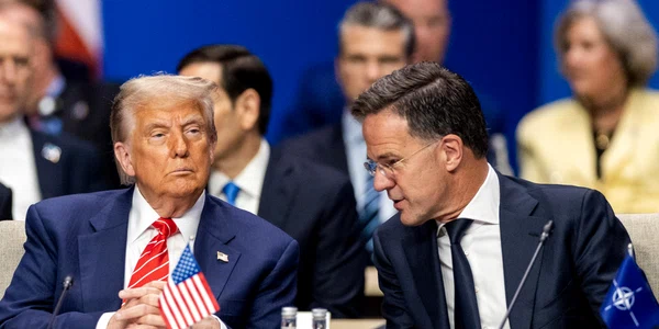 Donald Trump Mark Rutte summit NATO FOTO EPA EFE jpg