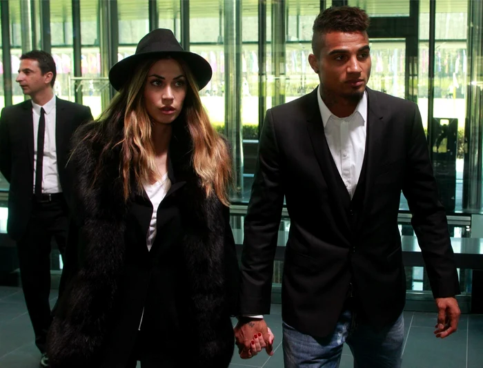 Melissa Satta şi Kevin-Prince Boateng foto afp