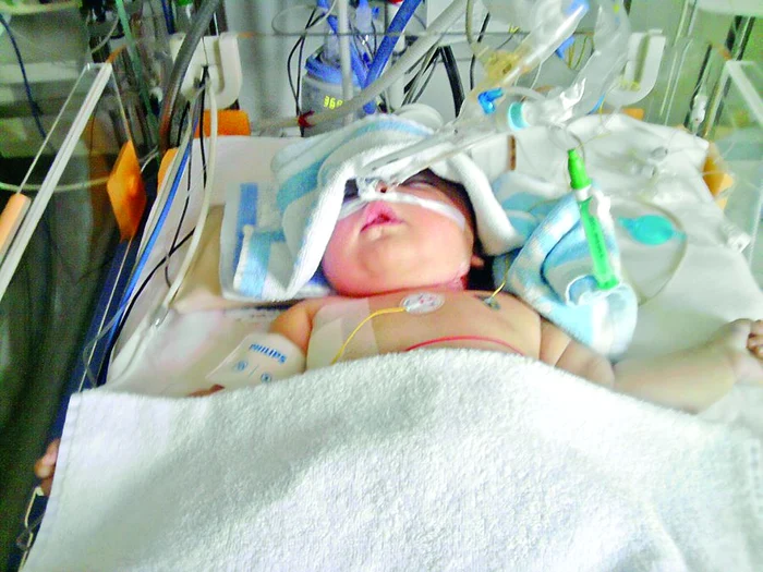 Micuţa de 6 luni poate fi luată în braţe de părinţii ei