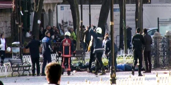 Imagini explozie Istanbul FOTO AP