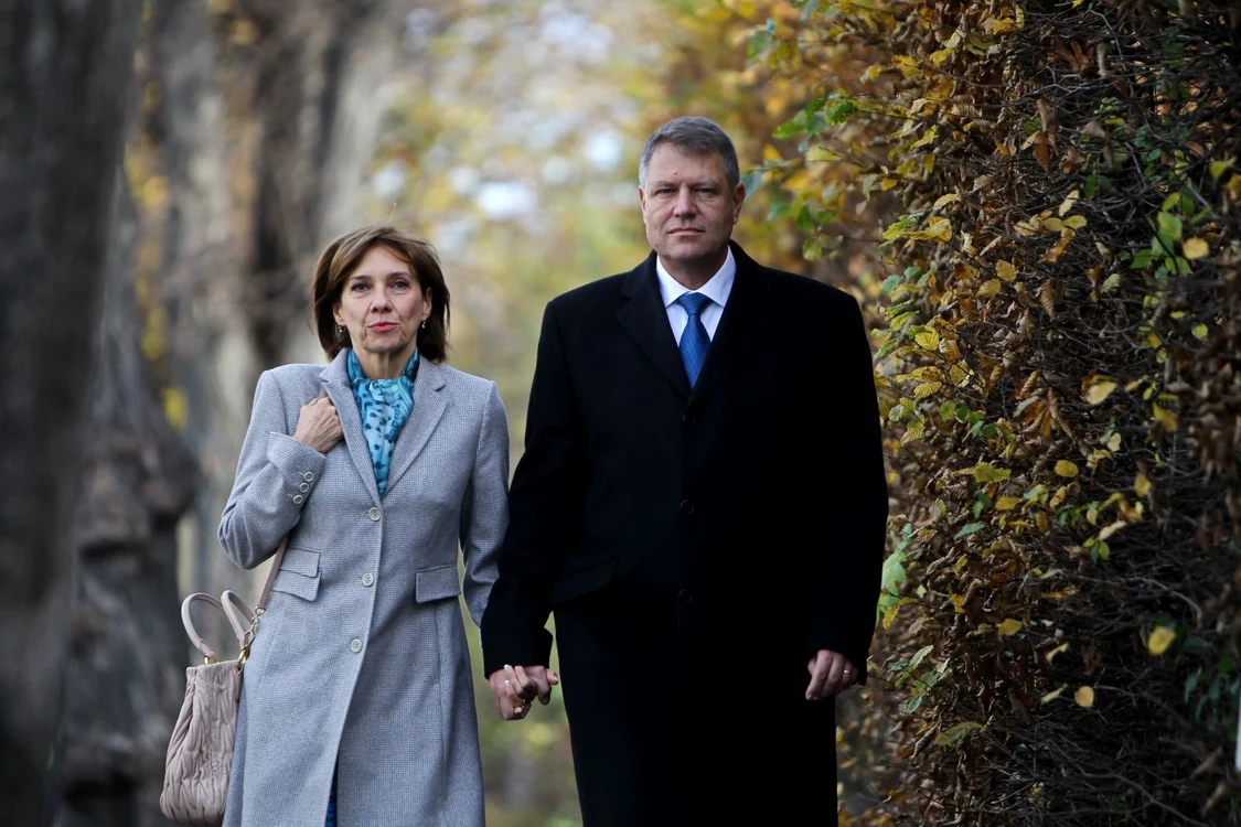 Klaus Iohannis si Carmen Iohannis la vot FOTO Mediafax