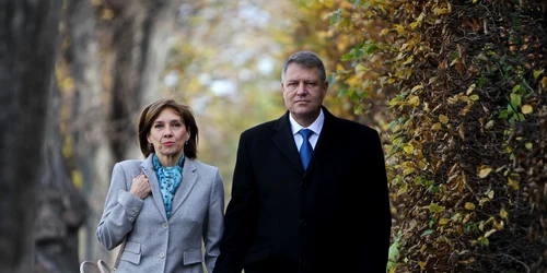 Klaus Iohannis si Carmen Iohannis la vot FOTO Mediafax