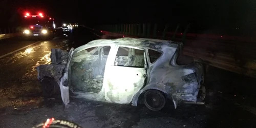 Accident pe A2 FOTO ISU Dobrogea