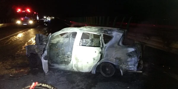 Accident pe A2 FOTO ISU Dobrogea