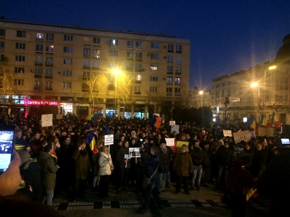Protestul de la Iaşi se anunţă a fi unul cu mai mulţi participanţi decât precedentele FOTO Iulia Ciuhu