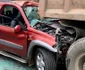 Accident pe o rută alternativă de pe Valea Oltului la Dăeşti Vâlcea femeie încarcerată Foto Adevărul