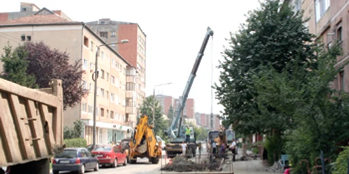 Reşiţa: Circulaţie îngreunată pe Bulevardul Muncii