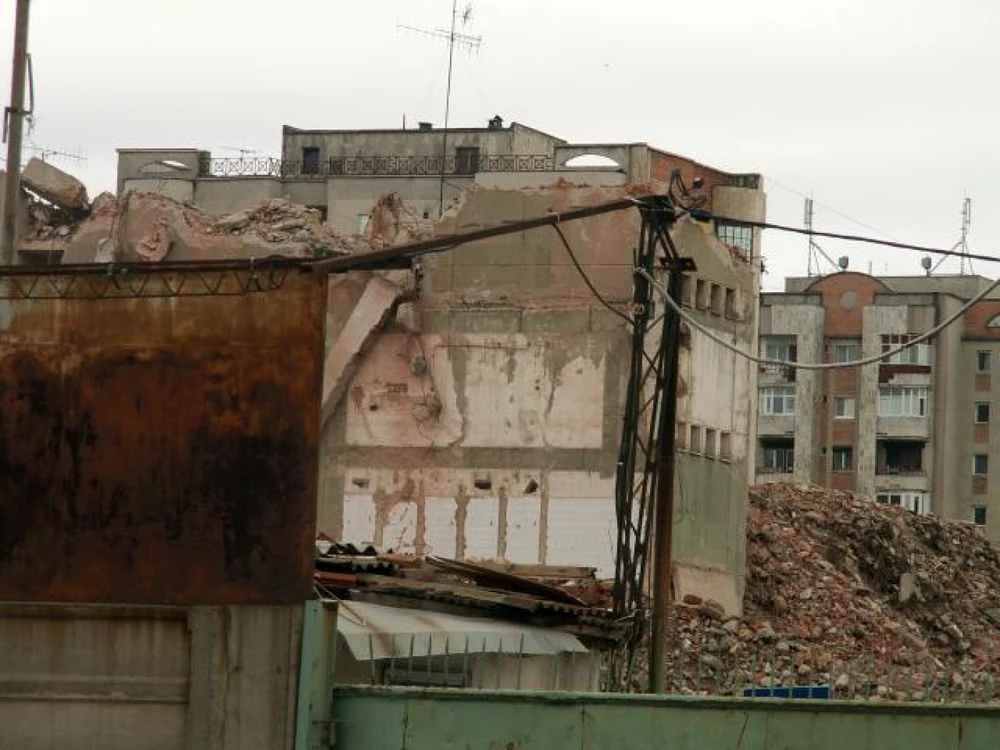 Crima s-a produs pe terenul fostei fabrici Tricoul Roşu FOTO arhivă