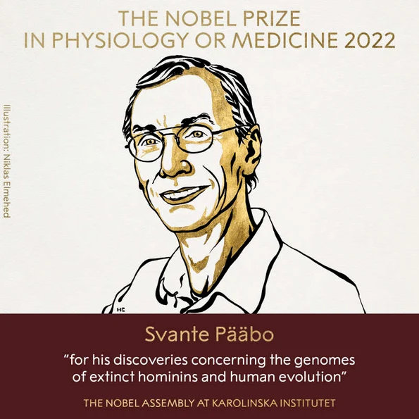 svante paabo nobel medicina 2022