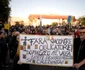 Proteste antivaccin în Bucureşti. Foto Mediafax