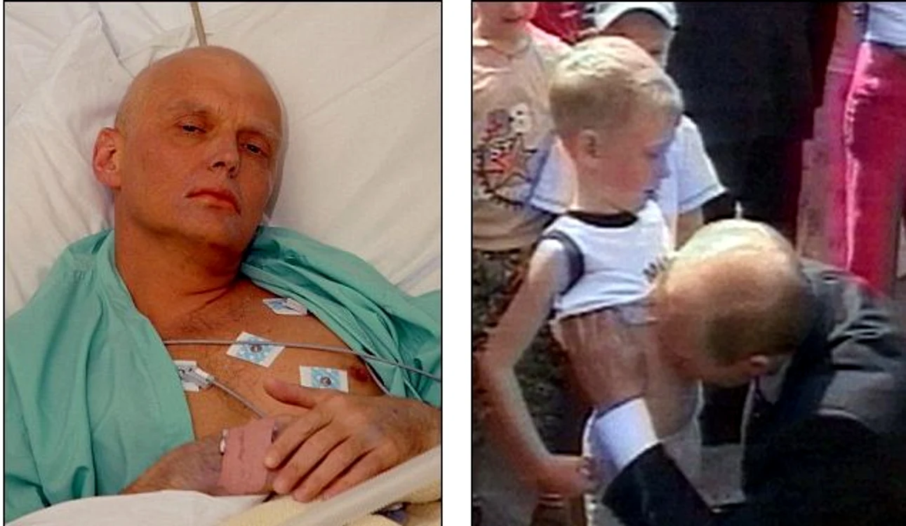 Aleksandr Litvinenko spune că această fotografie în care Putin sărută burtica unui băieţel este dovada faptului că acesta este un pedofil