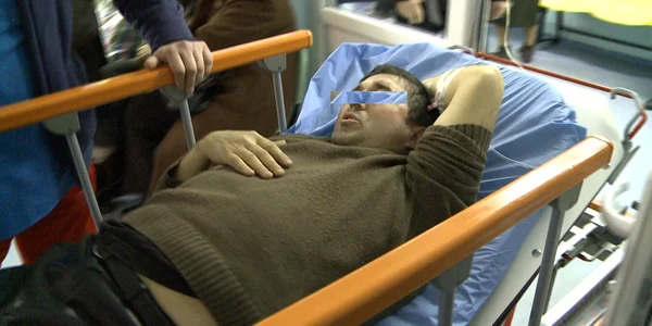 Victima a fost transferata la Iasi 