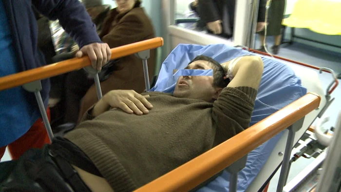 Victima a fost transferata la Iasi
