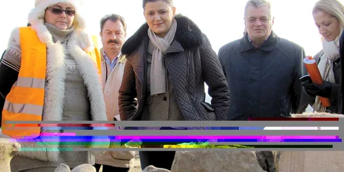 Anca Boagiu a vizitat şi siturile din zona autostrăzii