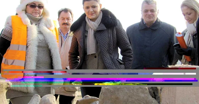 Anca Boagiu a vizitat şi siturile din zona autostrăzii
