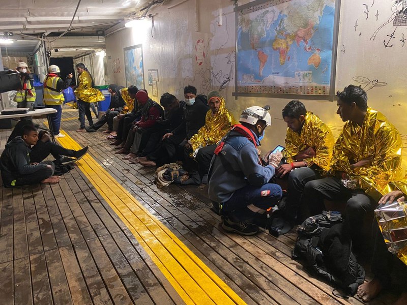 Nava-ambulanţă Ocean Viking a salvat 29 de migranţi în Marea Mediterană