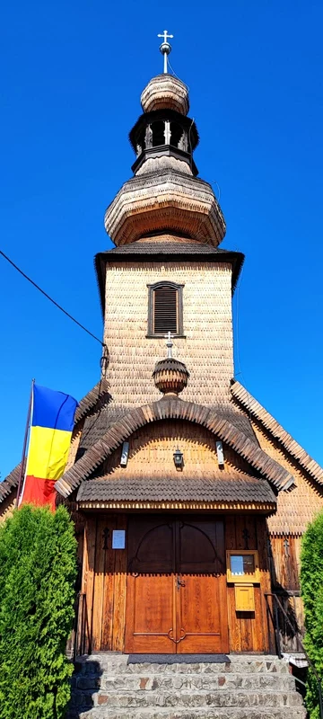 Biserica din Târgu Mureș Foto: Biserica de lemn „Sfântul Arhanghel Mihail”/Facebook jpg