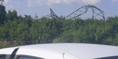 Iadul tornadei din Cehia văzut prin ochii unui român blocat pe autostrada spre Slovacia Foto Bogdan Neagu