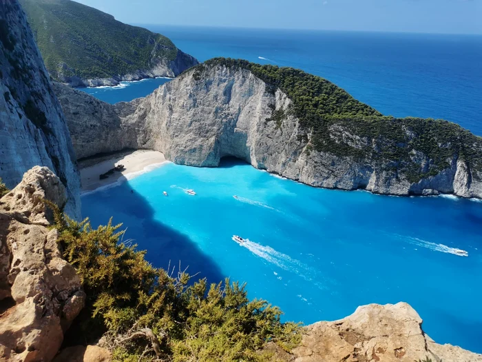 Plaja Navagio, situată în Zakynthos