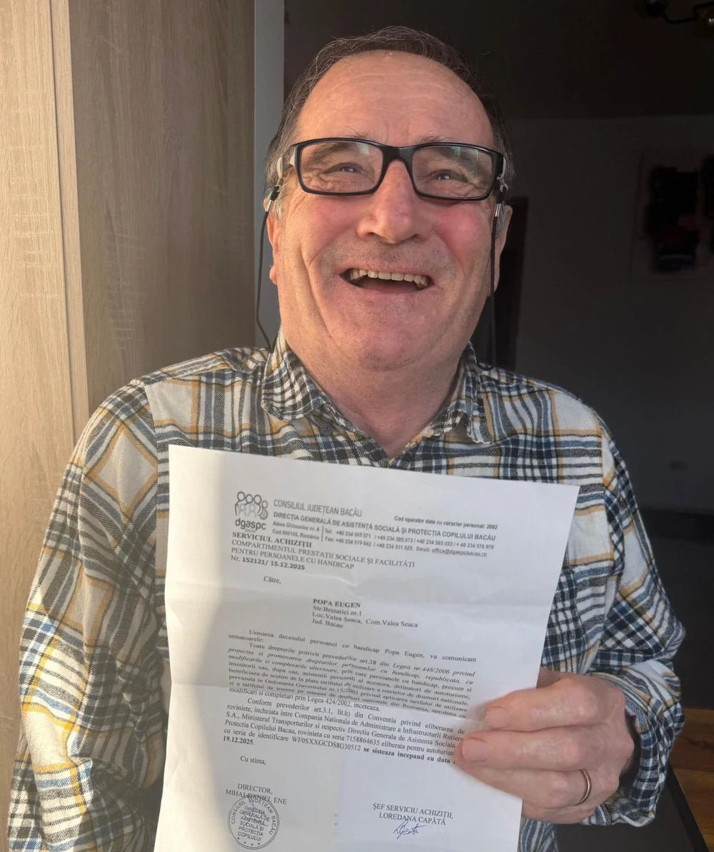 Un bărbat din Bacău a fost declarat mort de statul român, deși trăiește: „Probabil nu m-am sincronizat la timp cu sistemul”