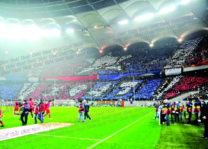 La meciul cu AEK Larnaca, suporterii stelişti au umplut Naţional Arena (foto: Răzvan Păsărică)
