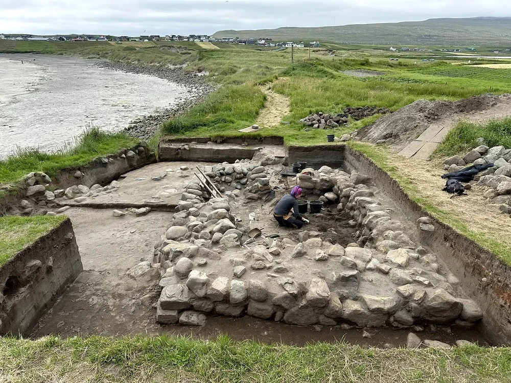 Situl arheologic Á Sondum (© Helgi Michelsen / Tjóðsavnið - Faroe Islands National Museum)