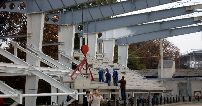 Lucrările la patinoar vor fi finalizate în decembrie  foto Arhivă