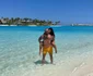 Francisca și fostul soț, Bogdan, în Aruba. Sursa Instagram