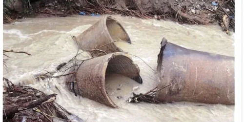 inundatii viseu de jos. foto prefectura maramures 