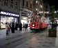 Strada Istiklal din Istanbul și celebrul tramvai din centrul orașului leagă Turnul Galata de Piața Taksim Foto Daciana Stoica pentru Adevărul