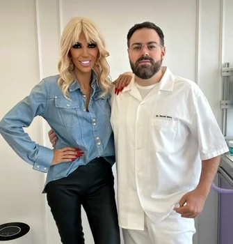 Raluca Bădulescu, vizită pe final de an la medicul estetician Iancu Morad foto: Instagram