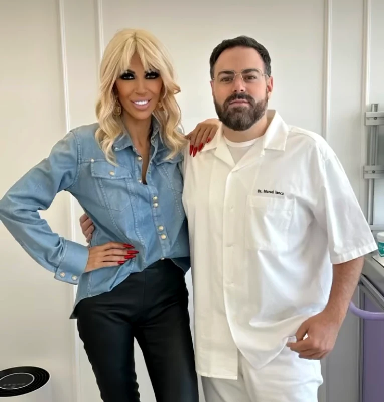 Raluca Bădulescu, vizită pe final de an la medicul estetician Iancu Morad foto: Instagram 