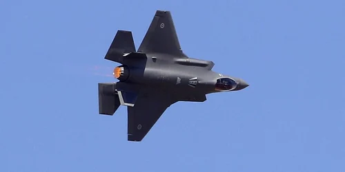 Un avion F-35A la un spectacol aviatic in Australia FOTO EPA-EFE