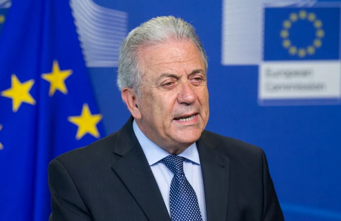 Dimitris Avramopoulos, comisarul european pentru migraţie, afaceri interne şi cetăţenie Foto: EPA