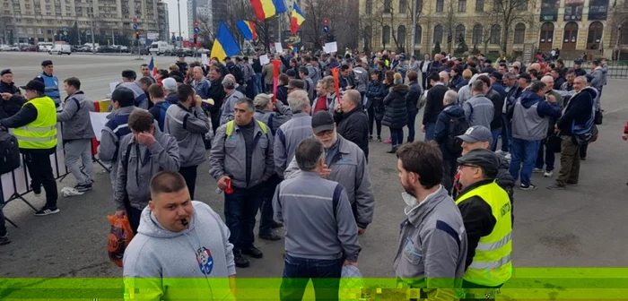 Protestul sindicaliştilor de la IMGB Foto Voicu Alexandru