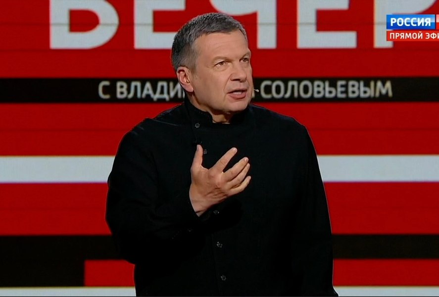 Propagandistul Vladimir Soloviov și-a ieșit din minți după atacul cu drone al ucrainenilor: „Să-l împușcăm ca pe un trădător”