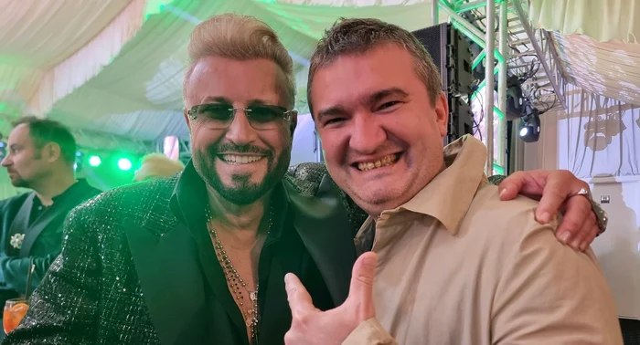 Dorin Chioțea, alături de designerul Cătălin Botezatu / Sursa: Facebook