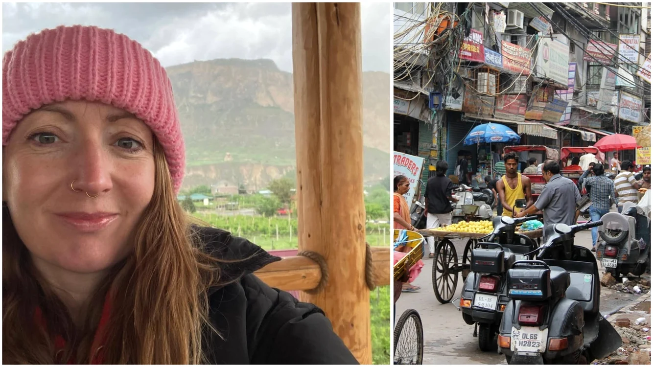 Lowri Denman s-a îmbolnăvit după o vacanță în India. Foto: Facebook/Pixabay 