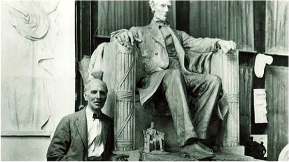 La începuturile Memorialului lui Abraham Lincoln jpeg