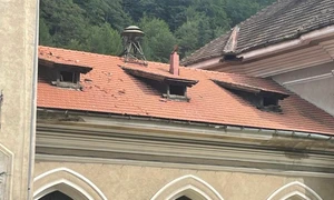 Intervenții în Sinaia, în urma fenomenelor meteorologice extreme (© Ministerul Culturii)