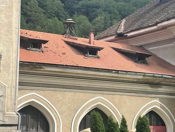 Intervenții în Sinaia, în urma fenomenelor meteorologice extreme (© Ministerul Culturii)
